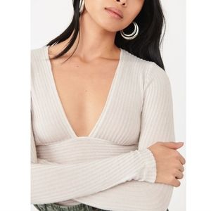 NWT Ivory Lindsey Layering Top